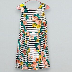 Floral Striped Dress